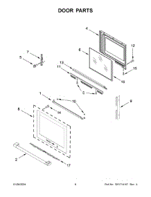 Door Parts parts for Whirlpool Range MES8800PZ1 from AppliancePartsPros.com