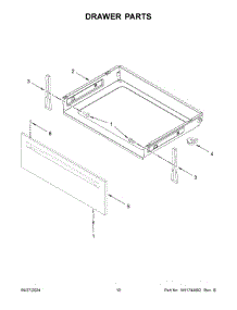 06 - Drawer Parts parts for Whirlpool Air Conditioner MFES4030RB0 from AppliancePartsPros.com