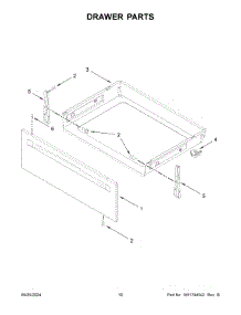 06 - Drawer Parts parts for Whirlpool Air Conditioner MFES6030RB0 from AppliancePartsPros.com