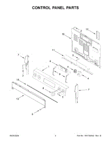 03 - Control Panel Parts parts for Whirlpool Air Conditioner MFES6030RW0 from AppliancePartsPros.com