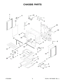05 - Chassis Parts parts for Whirlpool Range MFGS4030RS0 from AppliancePartsPros.com