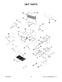 07 - Unit Parts parts for Whirlpool Refrigerator MFI2570FEB11 from AppliancePartsPros.com
