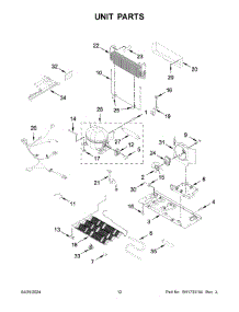 07 - Unit Parts parts for Whirlpool Refrigerator MFI2570FEZ16 from AppliancePartsPros.com