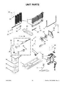 06 - Unit Parts parts for Whirlpool Refrigerator MFW2055FRZ06 from AppliancePartsPros.com