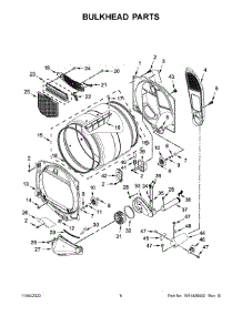 04 - Bulkhead Parts parts for Whirlpool Dryer MGD6230HC0 from AppliancePartsPros.com