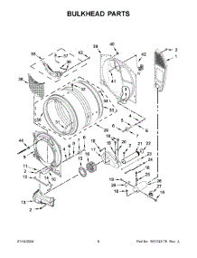 04 - Bulkhead Parts parts for Whirlpool Dryer MGD7020RU0 from AppliancePartsPros.com