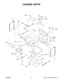 05 - Chassis Parts parts for Whirlpool Range MGR6600PZ1 from AppliancePartsPros.com