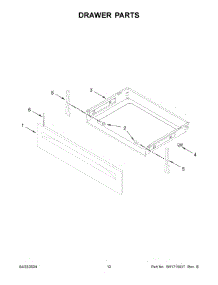07 - Drawer Parts parts for Whirlpool Range MGR6600PZ1 from AppliancePartsPros.com