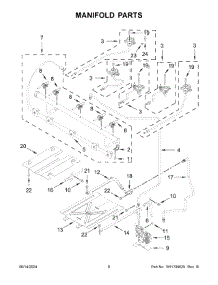 04 - Manifold Parts parts for Whirlpool Range MGR7700LZ5 from AppliancePartsPros.com