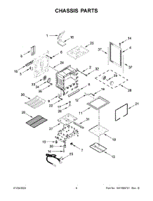 04 - Chassis Parts parts for Whirlpool Range MGR8800FZ2 from AppliancePartsPros.com