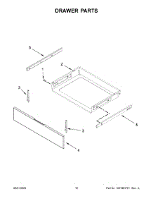 06 - Drawer Parts parts for Whirlpool Range MGS8800PZ0 from AppliancePartsPros.com