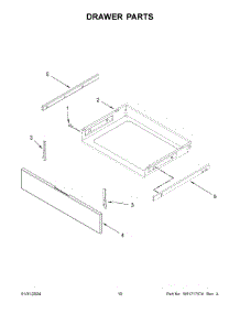Drawer Parts parts for Whirlpool Range MGS8800PZ1 from AppliancePartsPros.com