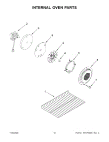 08 - Internal Oven Parts parts for Whirlpool Range MGT8800FZ11 from AppliancePartsPros.com