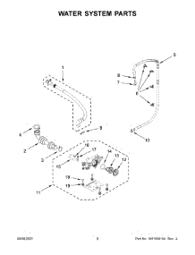 05 - Water System Parts parts for Whirlpool Washer MHW5630HW3 from AppliancePartsPros.com