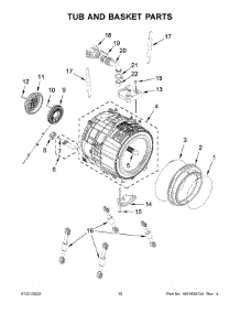 06 - Tub And Basket Parts parts for Whirlpool Washer MHW6630MBK0 from AppliancePartsPros.com