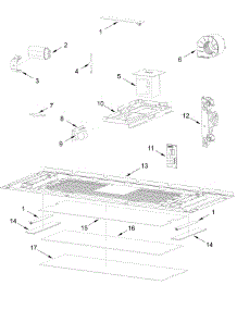 Interior And Ventilation Parts parts for Whirlpool Range Hood MMMF6030PW01 from AppliancePartsPros.com