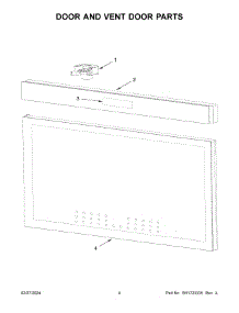 Door And Vent Door Parts parts for Whirlpool Microwave MMMF8030PZ00 from AppliancePartsPros.com