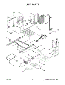 Unit Parts parts for Whirlpool Refrigerator MSS25C4MGZ08 from AppliancePartsPros.com