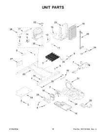 09 - Unit Parts parts for Whirlpool Refrigerator MSS25N4MKZ10 from AppliancePartsPros.com