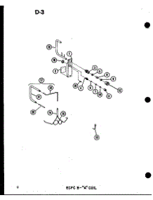 Ecfc B-"A" Coil (Ecfc18a0m-B / P67487-1C) (Ecfc24a0m-B / P67487-2C) (Ecfc30a0m-B / P67487-3C) (Ecfc36a0m-B / P67487-4C) parts for Whirlpool P5280122C from AppliancePartsPros.com
