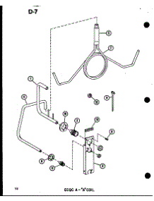 Ecqc A-"A" Coil (Ecqc36alm-A / P52801-21C) (Ecqc42alm-A / P52801-22C) (Ecqc36a0v-A / P54919-10C) (Ecqc42a0v-A / P54919-11C) (Ecqc24a0v-A / P55421-3C) (Ecqc28a0v-A / P55421-4C) parts for Whirlpool P5280122C from AppliancePartsPros.com