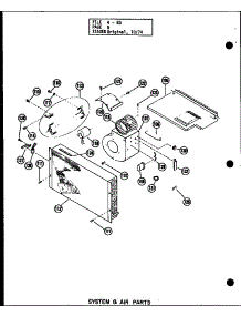 System & Air Parts (Eg2,12-1 / P55198-13C) (Eg2.5,12-1 / P55198-14C) (Eg3,12-1 / P55198-15C) parts for Whirlpool Air Conditioner P5519815C from AppliancePartsPros.com
