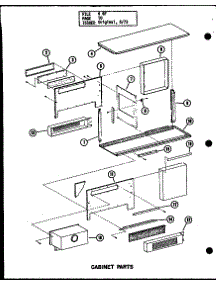 Cabinet Parts (Gs-80-3 / P96140-3F) (Gs-80-3 / P96286-3F) (Gs-100-4 / P96140-7F) (Gs-100-4 / P96286-7F) (Gs-120-4 / P96140-9F) (Gs-120-4 / P96286-9F) (Gs-140-5 / P96140-11F) (Gs-140-5 / P96286-11F) parts for Whirlpool Range P9628610F from AppliancePartsPros.com