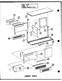 Cabinet Parts (Gs-80D / P96286-1F) (Gs-100D / P96286-4F) (Gs-80D-3 / P96140-14F) (Gs-80D-3 / P96286-14F) (Gs-100D-4 / P96140-6F) (Gs-100D-4 / P96286-6F) parts for Whirlpool Range P9628610F from AppliancePartsPros.com
