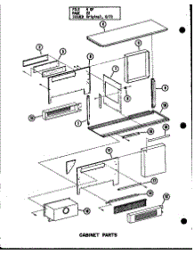 Cabinet Parts (Gs-80P / P96261-2F) (Gs-80P / P96287-2F) parts for Whirlpool Range P9628610F from AppliancePartsPros.com