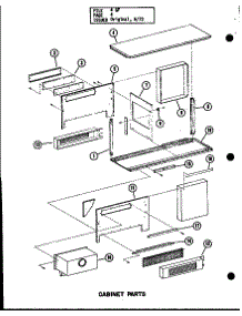Cabinet Parts (Gs-80 / P96140-2F) (Gs-80 / P96286-2F) (Gs-100 / P96140-5F) (Gs-100 / P96286-5F) (Gs-120 / P96140-8F) (Gs-120 / P96286-8F) (Gs-140 / P96140-10F) (Gs-140 / P96286-10F) parts for Whirlpool Range P9628611F from AppliancePartsPros.com