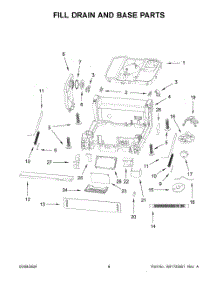 04 - Fill Drain And Base Parts parts for Whirlpool Dishwasher UDPS5118PP0 from AppliancePartsPros.com