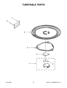 06 - Turntable Parts parts for Whirlpool Microwave UMV1160CS9 from AppliancePartsPros.com