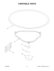 06 - Turntable Parts parts for Whirlpool Microwave UMV1170LW02 from AppliancePartsPros.com