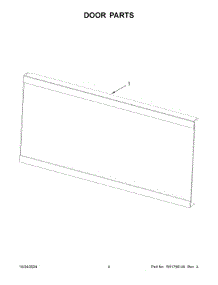 03 - Door Parts parts for Whirlpool Microwave UMV1170LW02 from AppliancePartsPros.com