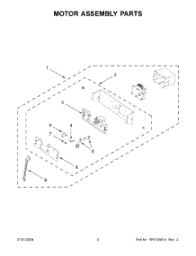 03 - Motor Assembly Parts parts for Whirlpool Range Hood UXD8636DYS6 from AppliancePartsPros.com