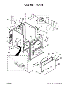 03 - Cabinet Parts parts for Whirlpool Range VDGW6511RW0 from AppliancePartsPros.com