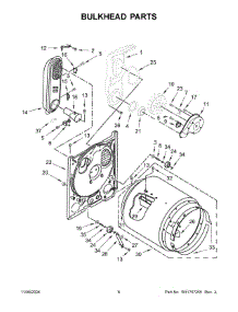 04 - Bulkhead Parts parts for Whirlpool Range VDGW6511RW0 from AppliancePartsPros.com