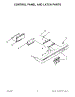 03 - Control Panel And Latch Parts