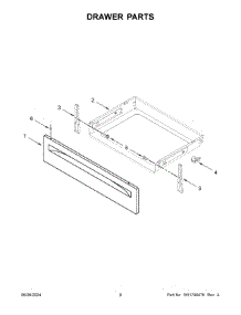 05 - Drawer Parts parts for Whirlpool Range WEC310S0LB3 from AppliancePartsPros.com