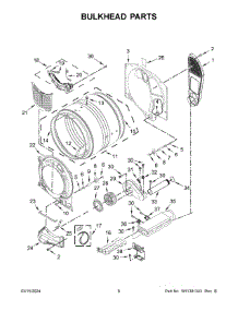 04 - Bulkhead Parts parts for Whirlpool Dryer WED560LHW1 from AppliancePartsPros.com