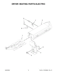 05 - Dryer Heating Parts-Electric parts for Whirlpool Dryer WED8127LW2 from AppliancePartsPros.com