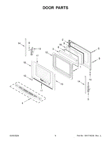 Door Parts parts for Whirlpool Range WEE515S0LS3 from AppliancePartsPros.com