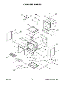 03 - Chassis Parts parts for Whirlpool Range WEE515S0LZ3 from AppliancePartsPros.com