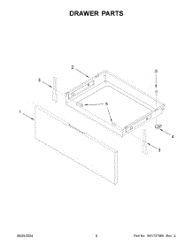 05 - Drawer Parts parts for Whirlpool Range WEE515S0LZ3 from AppliancePartsPros.com