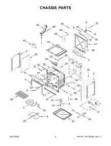 03 - Chassis Parts parts for Whirlpool Range WEE515SALB3 from AppliancePartsPros.com