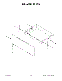 06 - Drawer Parts parts for Whirlpool Range WEG515S0FV2 from AppliancePartsPros.com