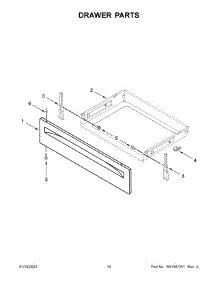 06 - Drawer Parts parts for Whirlpool Range WEG515S0LB1 from AppliancePartsPros.com