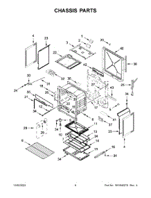 04 - Chassis Parts parts for Whirlpool Range WEG515S0LS3 from AppliancePartsPros.com