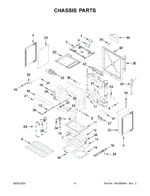 04 - Chassis Parts parts for Whirlpool Range WEG515S0LS4 from AppliancePartsPros.com