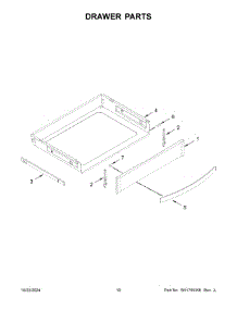06 - Drawer Parts parts for Whirlpool Range WEG750H0HV7 from AppliancePartsPros.com